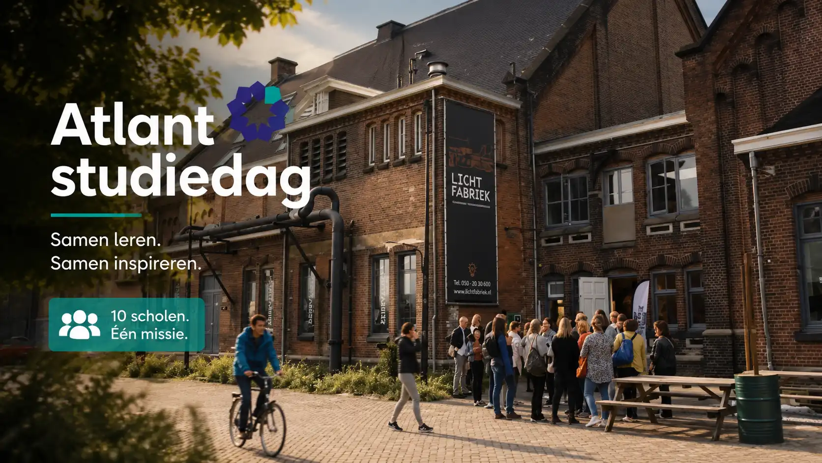 Studiedag van Atlant Basisonderwijs, eventvideo voor leraren, gefilmd door De Rennende Cameraman